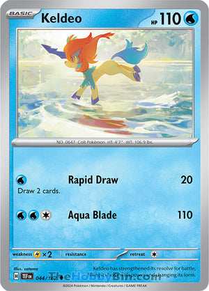 0044 Keldeo Uncommon Temporal Forces
