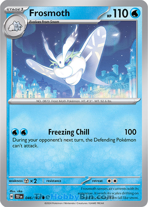 Frosmoth #46/162 Common - Temporal Forces Pokemon card