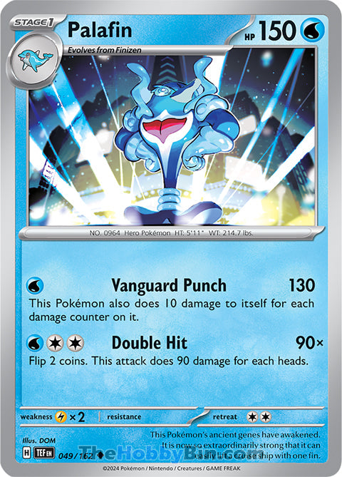 Palafin #49/162 Uncommon - Temporal Forces Pokemon card