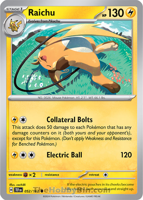 0052 Raichu Common Temporal Forces