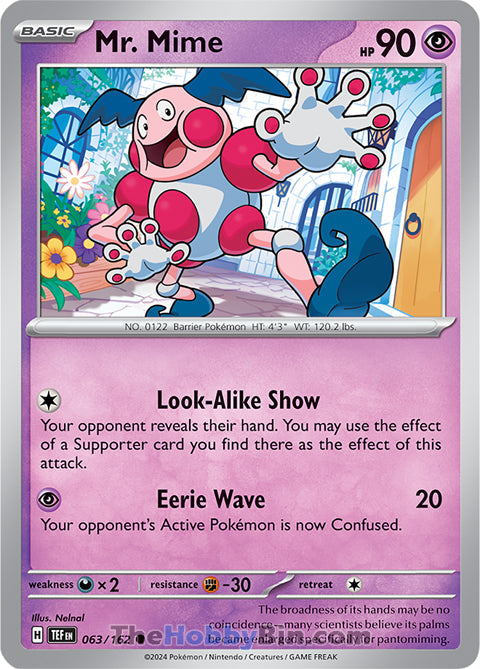 Mr. Mime Temporal Forces Common #063/162