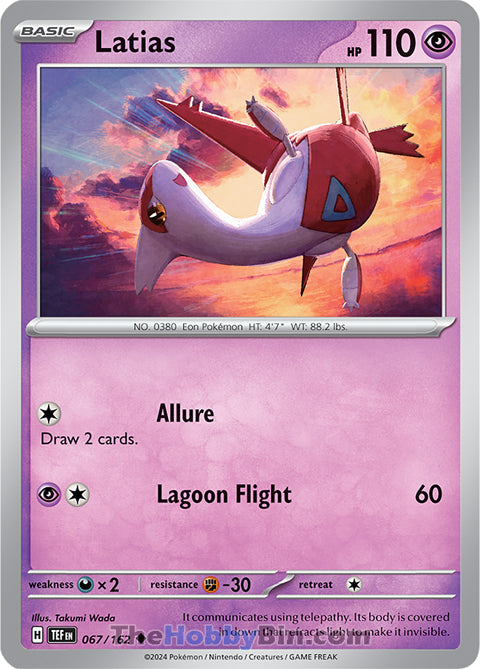 Latias Temporal Forces Uncommon #067/162