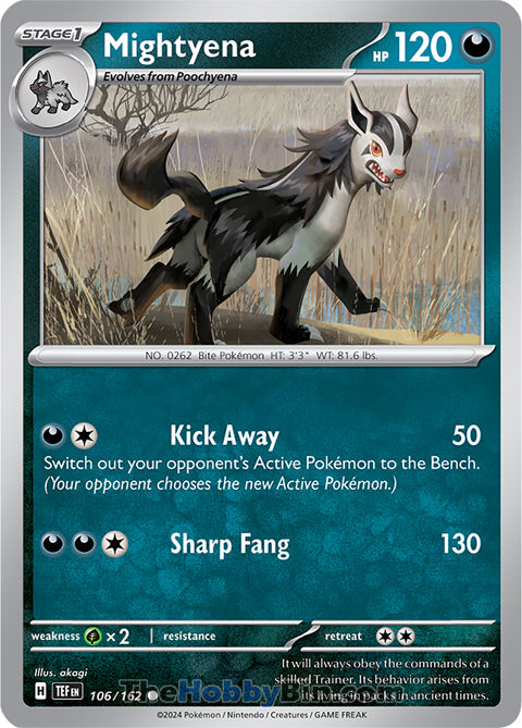 Mightyena Temporal Forces Common #106/162