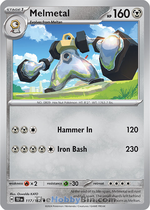Melmetal #117/162 Rare - Temporal Forces Pokemon card