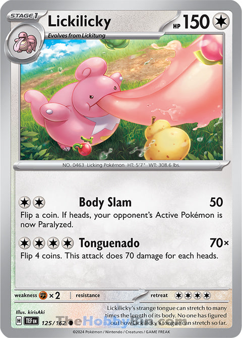 Lickilicky Temporal Forces Common #125/162