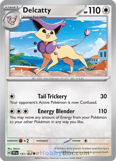 Delcatty #131/162 Uncommon - Temporal Forces Pokemon card