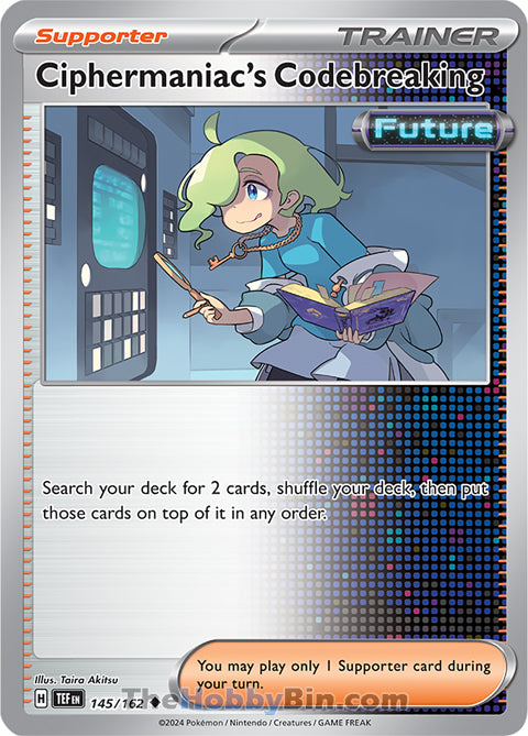 Ciphermaniac's Codebreaking #145/162 Uncommon - Temporal Forces Pokemon card