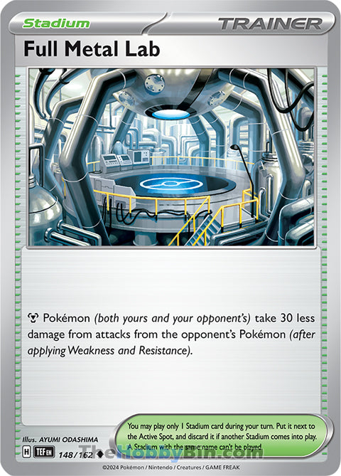 Full Metal Lab #148/162 Uncommon - Temporal Forces Pokemon card