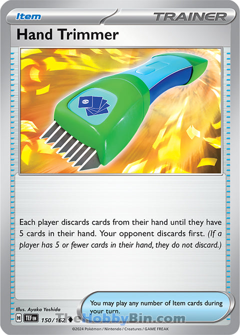 Hand Trimmer #150/162 Uncommon - Temporal Forces Pokemon card