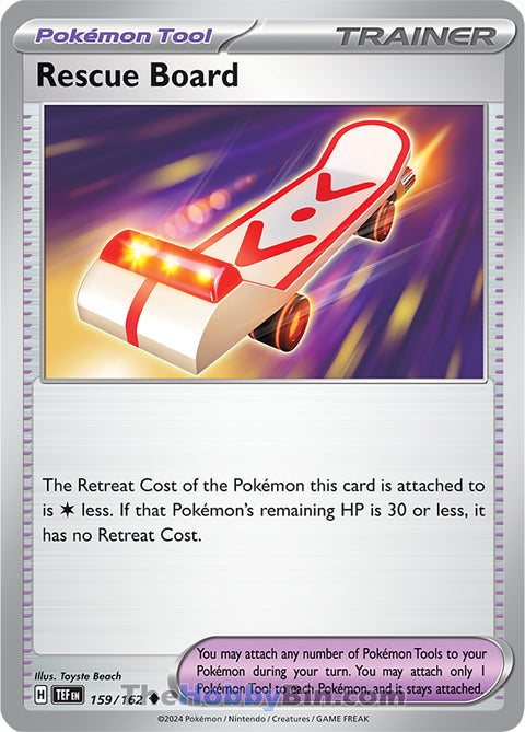 Rescue Board #159/162 Uncommon - Temporal Forces Pokemon card