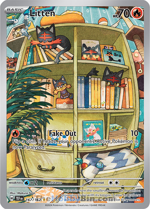 0167 Litten Illustration Rare Temporal Forces