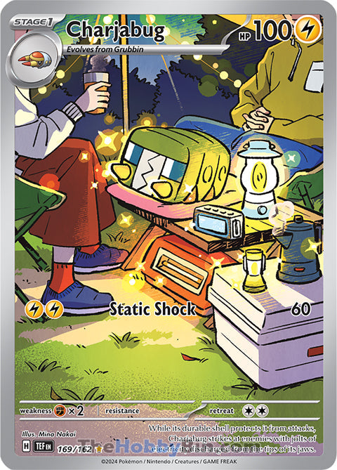 0169 Charjabug Illustration Rare Temporal Forces