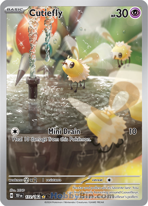 Cutiefly #172/162 Illustration Rare - Temporal Forces Pokemon card
