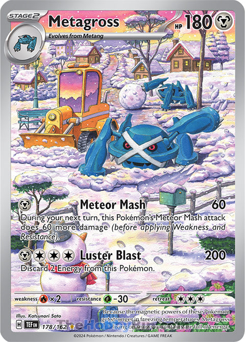 Metagross #178/162 Illustration Rare - Temporal Forces Pokemon card
