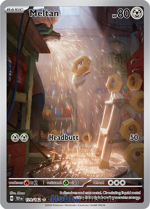 Meltan #179/162 Illustration Rare - Temporal Forces Pokemon card