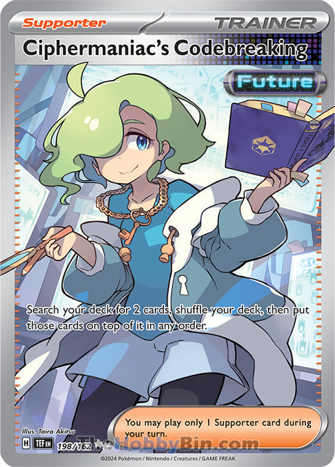 Ciphermaniac's Codebreaking #198/162 Ultra Rare - Temporal Forces Pokemon card