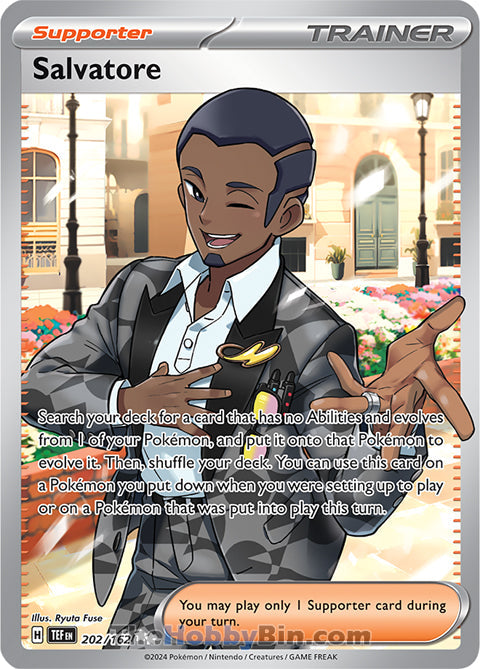 Salvatore #202/162 Ultra Rare - Temporal Forces Pokemon card