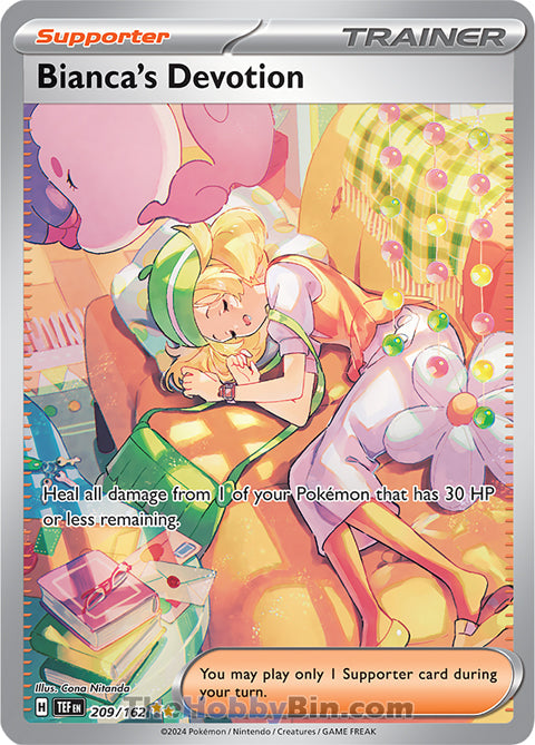 Bianca's Devotion #209/162 Special Illustration Rare - Temporal Forces Pokemon card