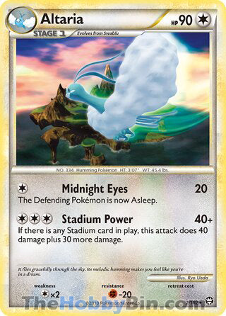 Altaria #2/102 Holo Rare - Triumphant Pokemon card