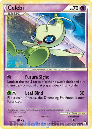 Celebi Triumphant Holo Rare #3/102