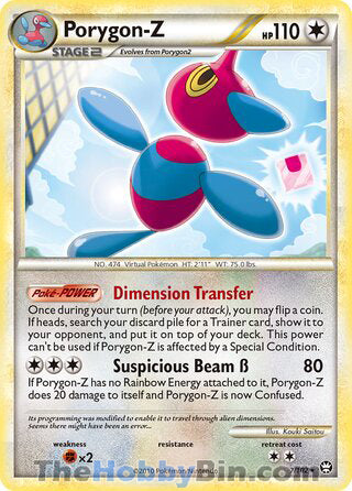 Porygon-Z Triumphant Holo Rare #7/102