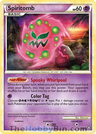 0010 Spiritomb Holo Rare Triumphant