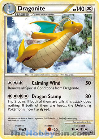 0018 Dragonite Rare Triumphant