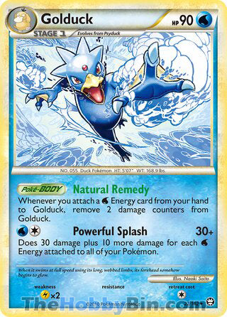 Golduck #22/102 Rare - Triumphant Pokemon card