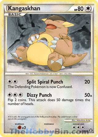 Kangaskhan #36/102 Uncommon - Triumphant Pokemon card