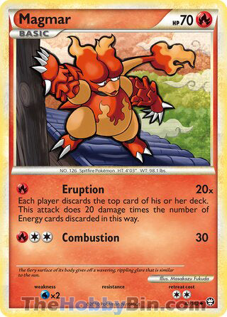 Magmar Triumphant Uncommon #42/102