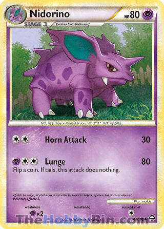 Nidorino Triumphant Uncommon #46/102