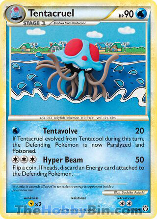 Tentacruel #50/102 Uncommon - Triumphant Pokemon card