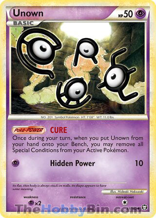 Unown #51/102 Uncommon - Triumphant Pokemon card