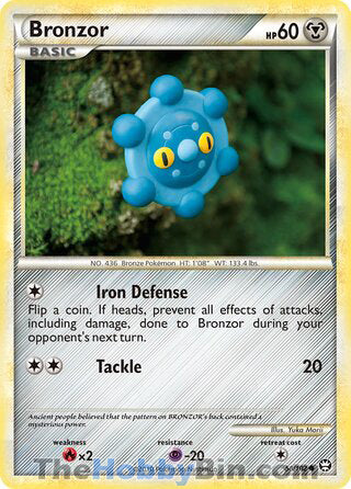 Bronzor #58/102 Common - Triumphant Pokemon card