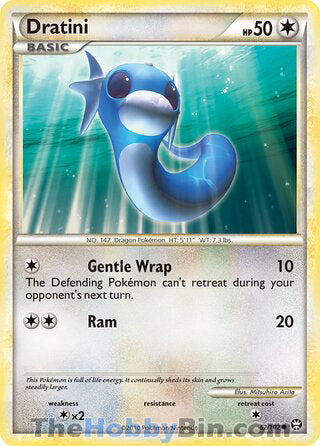 Dratini #62/102 Common - Triumphant Pokemon card