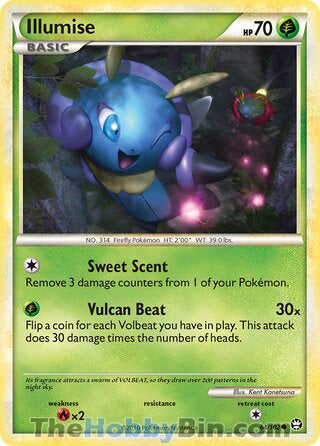 Illumise #64/102 Common - Triumphant Pokemon card