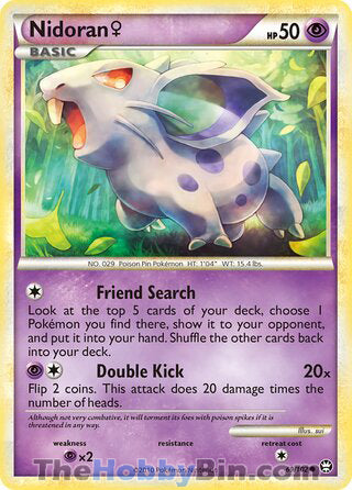 Nidoran F #69/102 Common - Triumphant Pokemon card