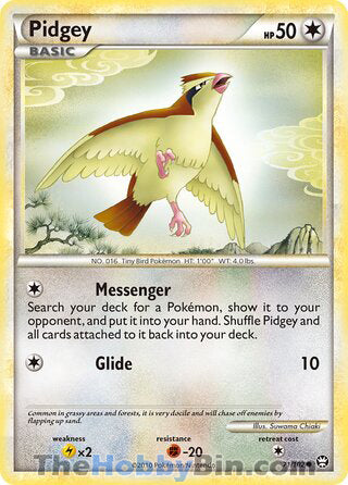 Pidgey Triumphant Common #71/102