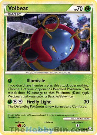 Volbeat #82/102 Common - Triumphant Pokemon card