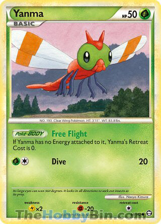 Yanma #84/102 Common - Triumphant Pokemon card