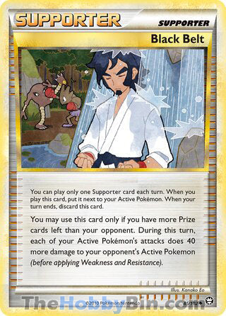Black Belt #85/102 Uncommon - Triumphant Pokemon card