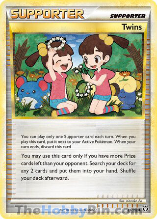 Twins #89/102 Uncommon - Triumphant Pokemon card
