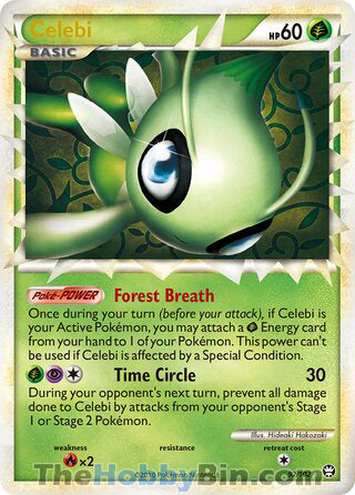 Celebi #92/102 Ultra Rare - Triumphant Pokemon card