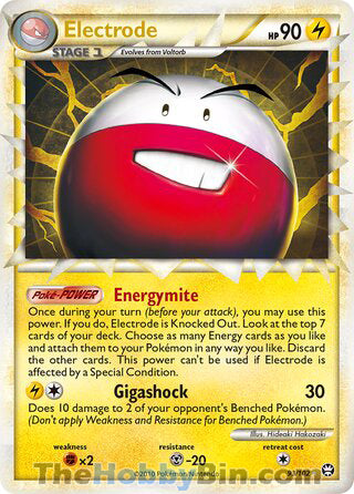 Electrode #93/102 Ultra Rare - Triumphant Pokemon card