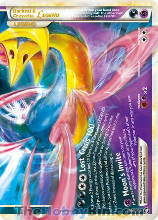 Darkrai & Cresselia Legend Triumphant Ultra Rare #100/102