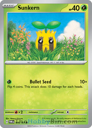 0006 Sunkern Common Twilight Masquerade
