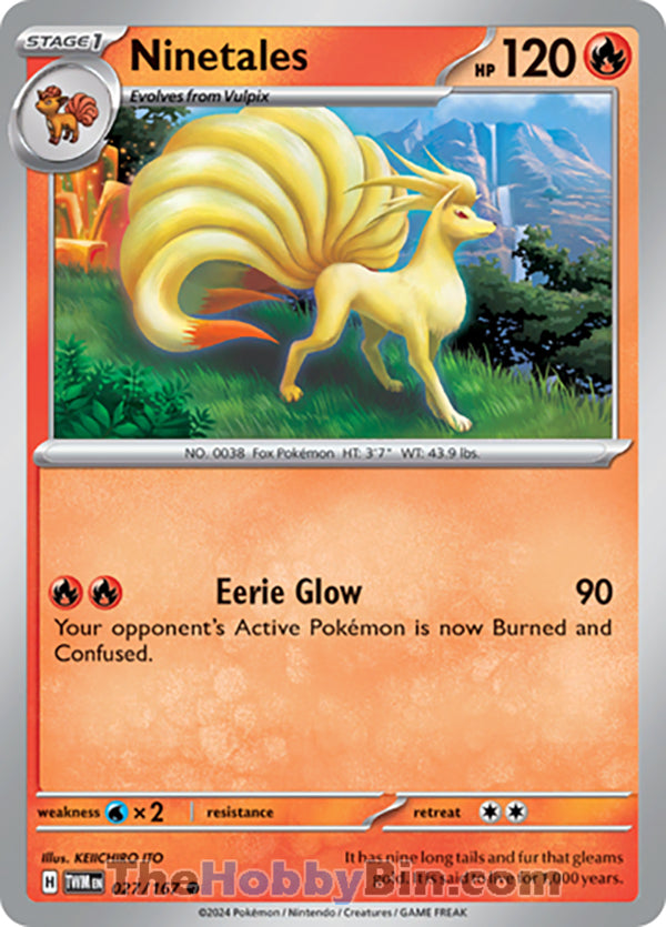 Ninetales Twilight Masquerade Common #027/167