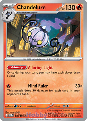 0038 Chandelure Rare Twilight Masquerade