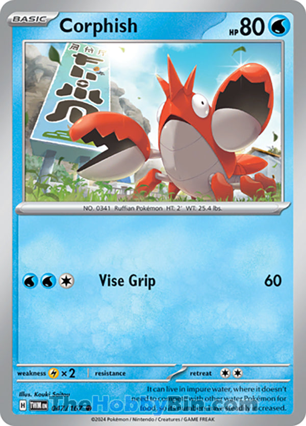 0047 Corphish Common Twilight Masquerade