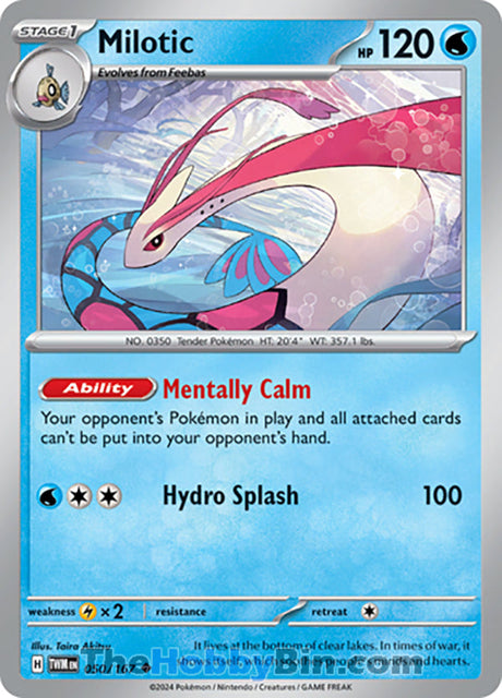 Milotic Twilight Masquerade Uncommon #050/167